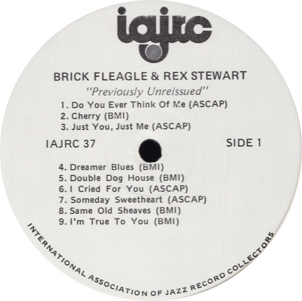 Brick Fleagle And Rex Stewart : Previously Unreissued (LP, Comp)