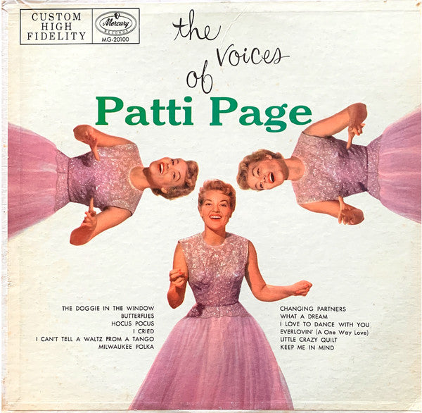 Patti Page : The Voices Of Patti Page (LP, Album, Mono)