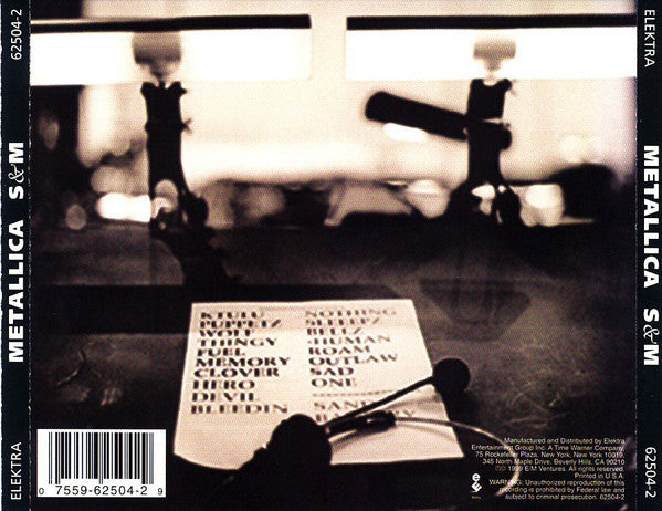 Metallica With Michael Kamen Conducting The San Francisco Symphony Orchestra* : S&M (2xCD, Album, Edi)