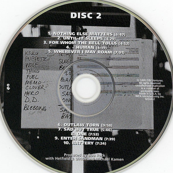 Metallica With Michael Kamen Conducting The San Francisco Symphony Orchestra* : S&M (2xCD, Album, Edi)