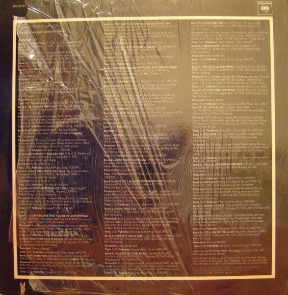 Billie Holiday : The Billie Holiday Story Volume III (2xLP, Album, Comp, Mono)