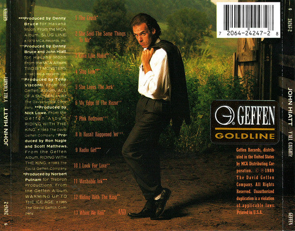 John Hiatt : Y'All Caught? - The Ones That Got Away 1979-1985 (CD, Comp, RE)