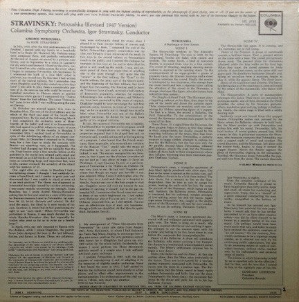Stravinsky* : Petroushka (LP, Mono, 2-E)