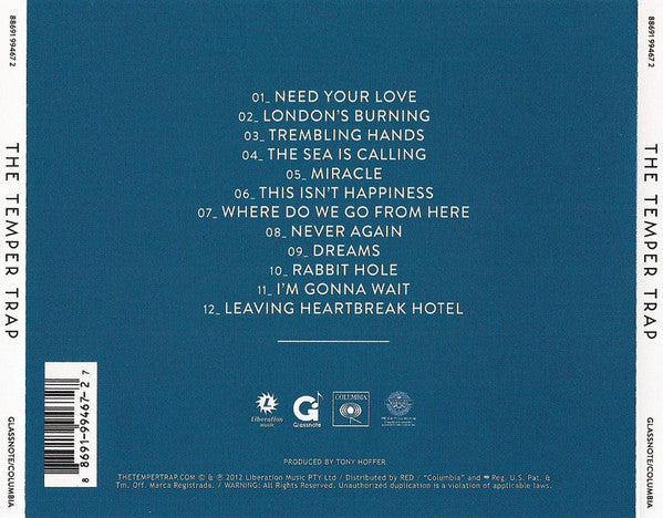 The Temper Trap : The Temper Trap (CD, Album)