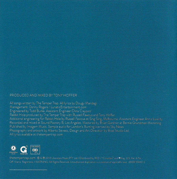 The Temper Trap : The Temper Trap (CD, Album)