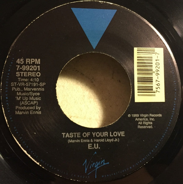 E.U. : Taste Of Your Love (7", Single)
