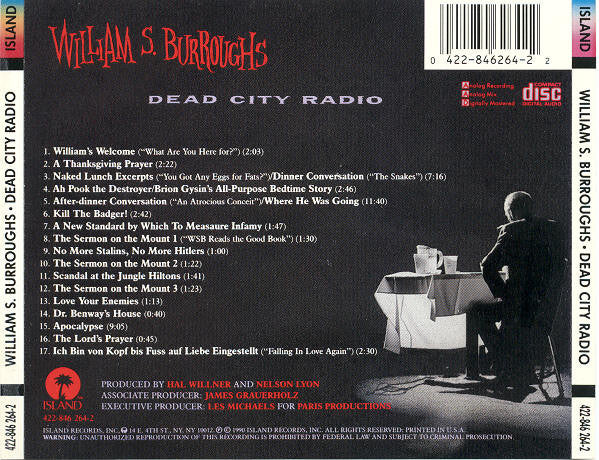 William S. Burroughs : Dead City Radio (CD, Album)