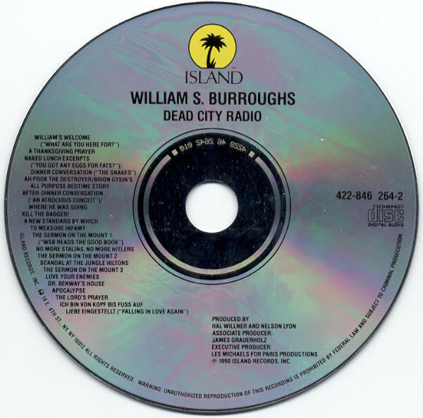 William S. Burroughs : Dead City Radio (CD, Album)