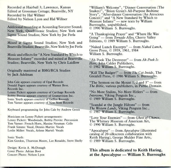 William S. Burroughs : Dead City Radio (CD, Album)