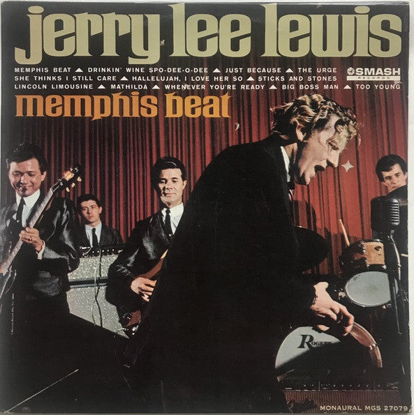 Jerry Lee Lewis : Memphis Beat (LP, Album, Mono)