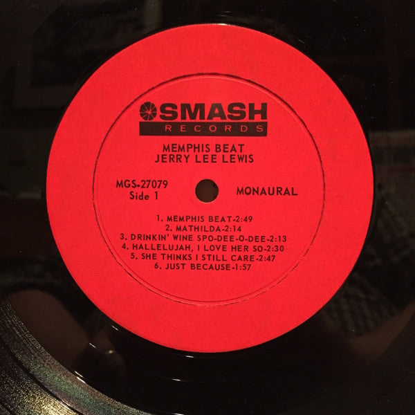 Jerry Lee Lewis : Memphis Beat (LP, Album, Mono)
