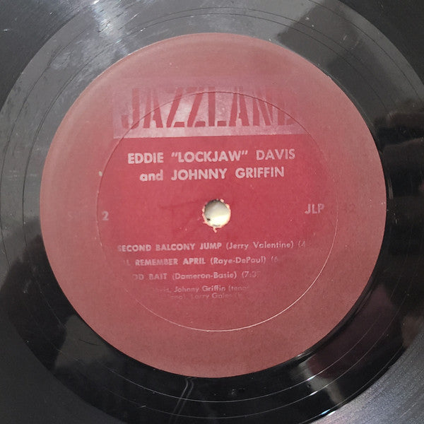 The Eddie Davis-Johnny Griffin Quintet : Griff & Lock (LP, Album, Red)