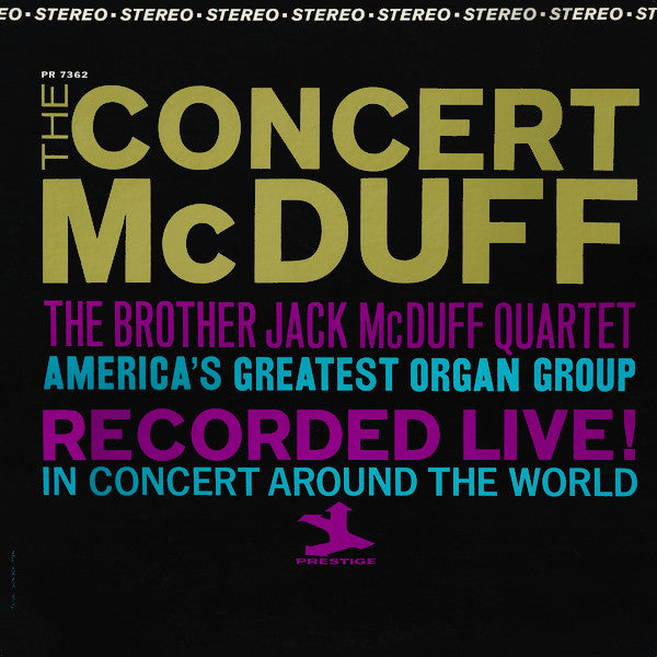 The Brother Jack McDuff Quartet : The Concert McDuff (LP, Album)