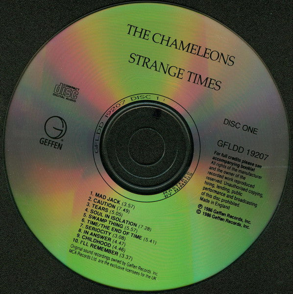 The Chameleons : Strange Times (CD, Album, RE + CD, Comp + Ltd, Nim)