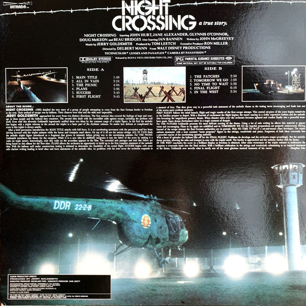 Jerry Goldsmith Conducting National Philharmonic Orchestra : Night Crossing (Original Motion Picture Soundtrack) (LP, Album)