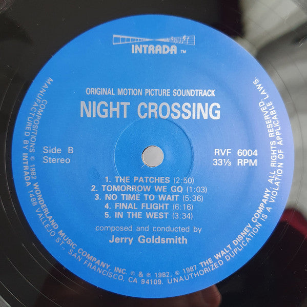 Jerry Goldsmith Conducting National Philharmonic Orchestra : Night Crossing (Original Motion Picture Soundtrack) (LP, Album)