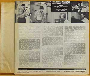 Curtis Amy & Paul Bryant : The Blues Message (LP, Album)
