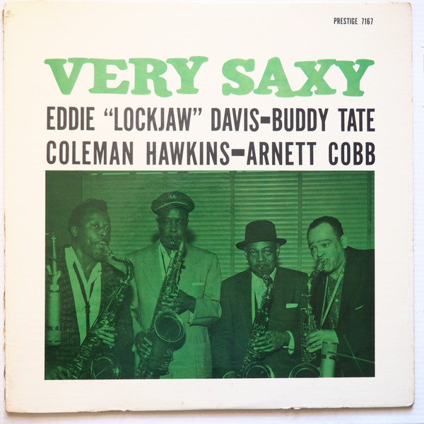 Eddie "Lockjaw" Davis - Buddy Tate - Coleman Hawkins - Arnett Cobb : Very Saxy (LP, Album, Mono, Abb)