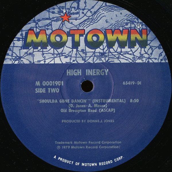 High Inergy : Shoulda Gone Dancin' (12")