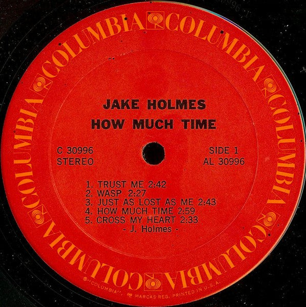 Jake Holmes : How Much Time (LP, Album)