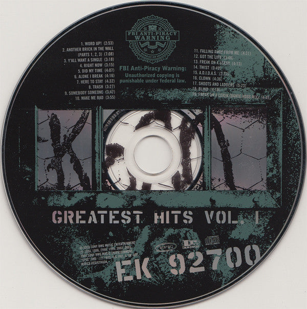 Korn : Greatest Hits Vol. 1 (CD, Comp + DVD-V, NTSC)