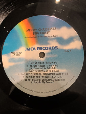 Bing Crosby : Merry Christmas (12", Album)
