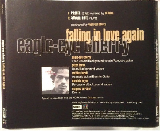 Eagle-Eye Cherry : Falling In Love Again (CD, Single, Promo)