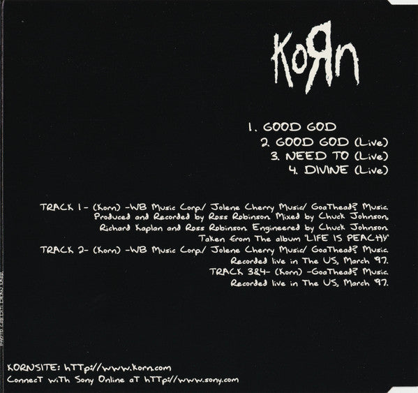 Korn : Good God (CD, Maxi)