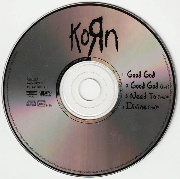 Korn : Good God (CD, Maxi)