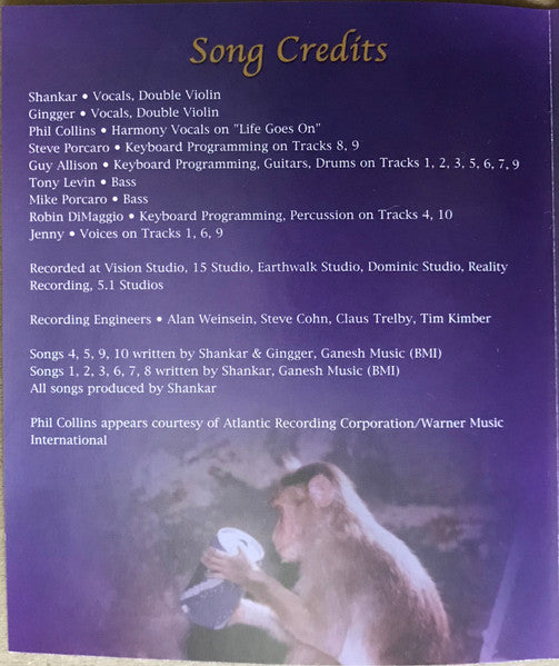 Shankar & Gingger : One In A Million (DVD-V, Album, Multichannel, Dou)