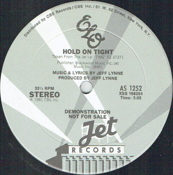 Electric Light Orchestra : Hold On Tight / Pre-Release Montage (12", Single, Promo, Smplr)
