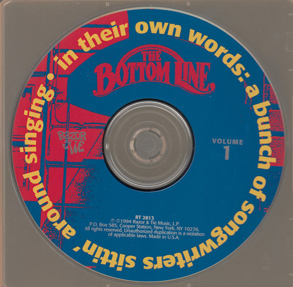 Various : In Their Own Words (Vol. 1) (CD, Comp)