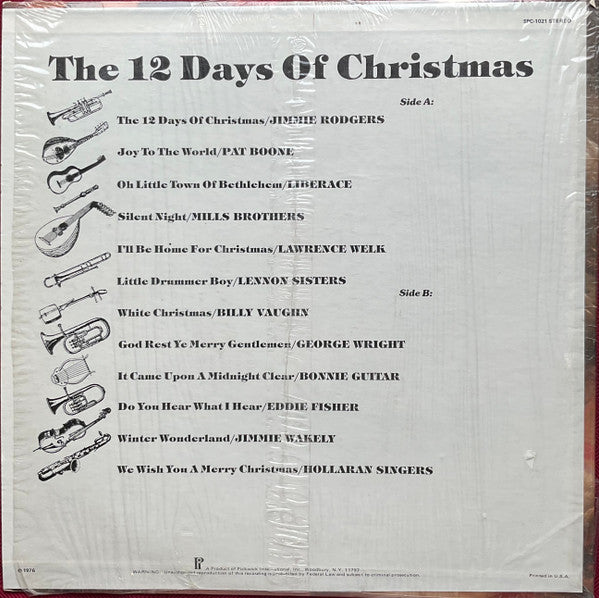 Various : The 12 Days Of Christmas (LP, Comp)