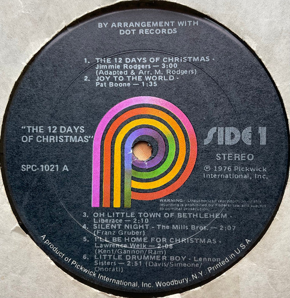 Various : The 12 Days Of Christmas (LP, Comp)