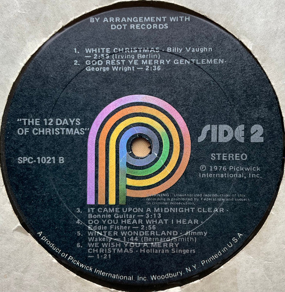 Various : The 12 Days Of Christmas (LP, Comp)