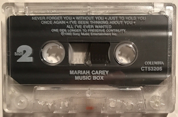 Mariah Carey : Music Box (Cass, Album, 100)