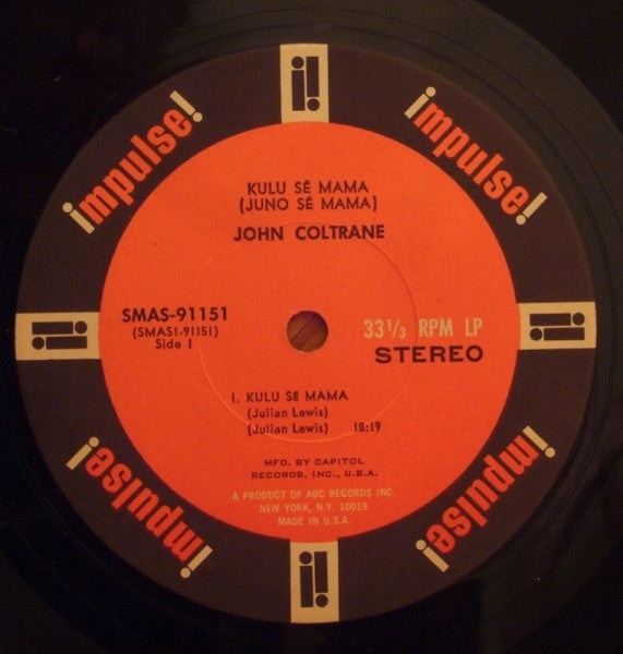 John Coltrane : Kulu Sé Mama (LP, Album, Club, Gat)