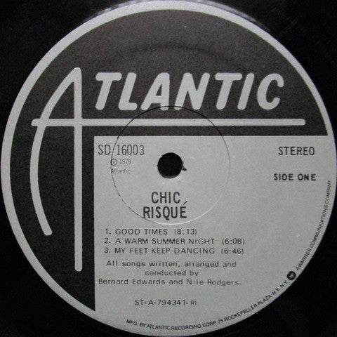 Chic : Risqué (LP, Album, RI )