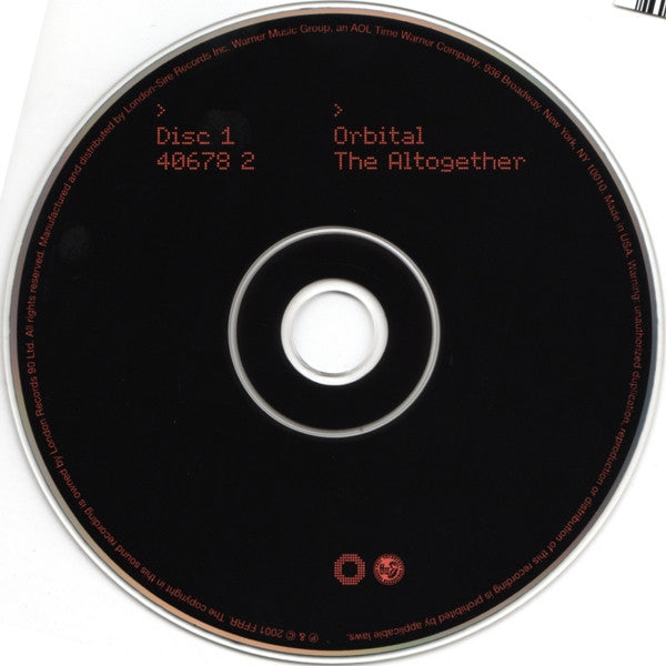 Orbital : The Altogether (CD, Album + CD, Comp + Ltd)