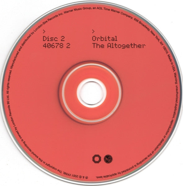 Orbital : The Altogether (CD, Album + CD, Comp + Ltd)