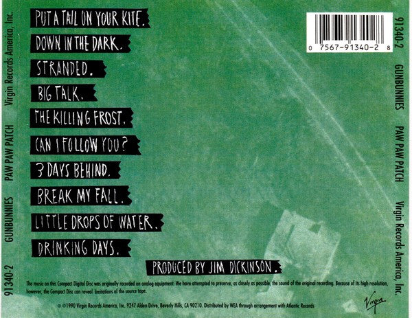 Gunbunnies : Paw Paw Patch (CD, Album)