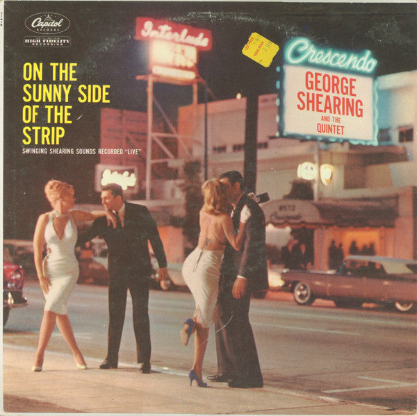 The George Shearing Quintet : On The Sunny Side Of The Strip (LP, Album, Mono)