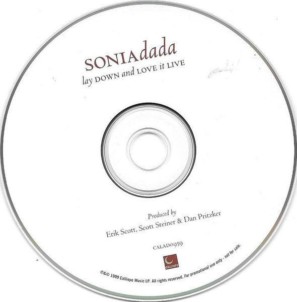 Sonia Dada : Lay Down And Love It Live (HDCD, Album, Promo)