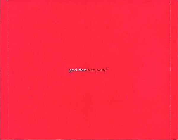 Bloc Party : Bloc Party E.P. (CD, EP)