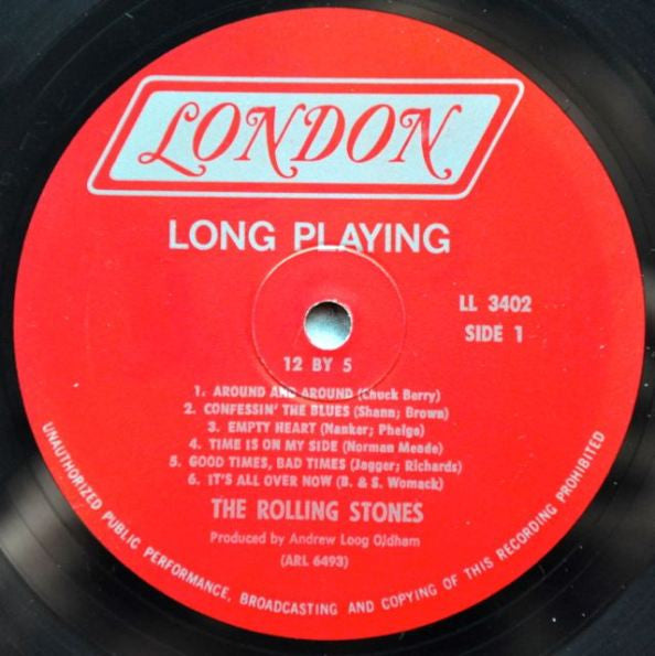 The Rolling Stones : 12 X 5 (LP, Album, Mono, RE)