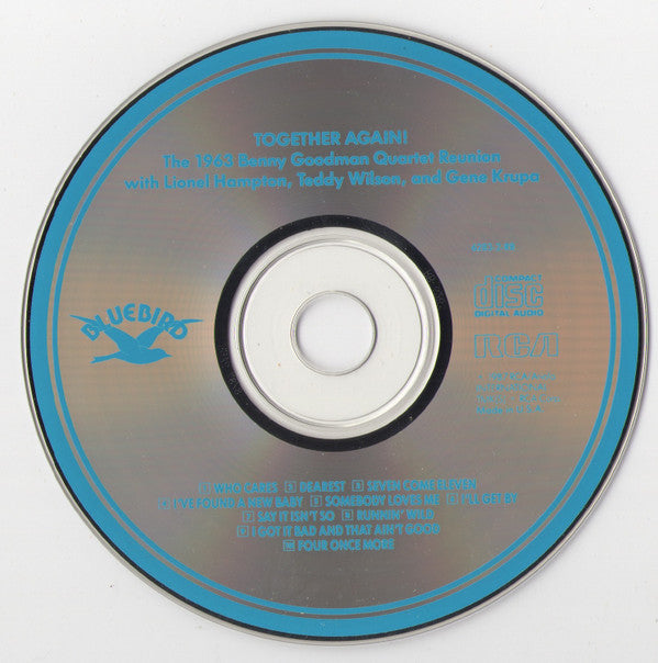 The Benny Goodman Quartet : Together Again (CD, Album)
