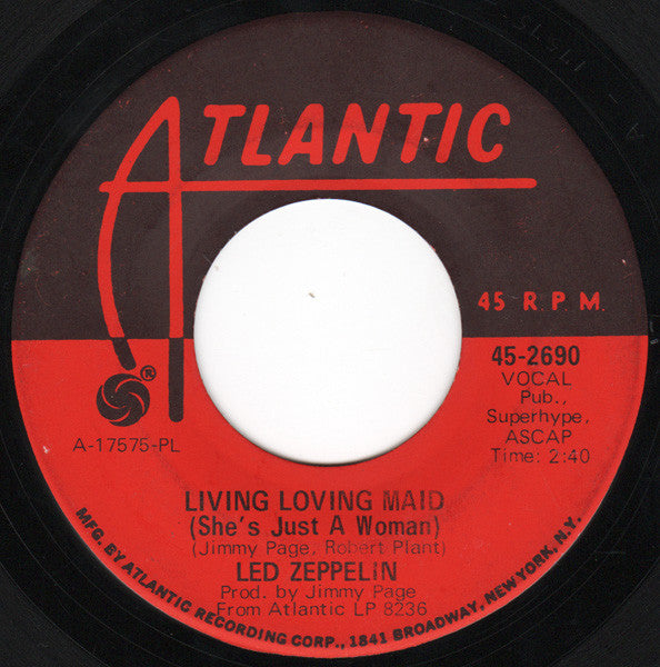 Led Zeppelin : Whole Lotta Love (7", Single, PL )