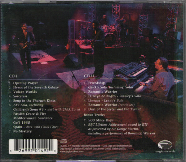Return To Forever : Returns (2xCD, Album)