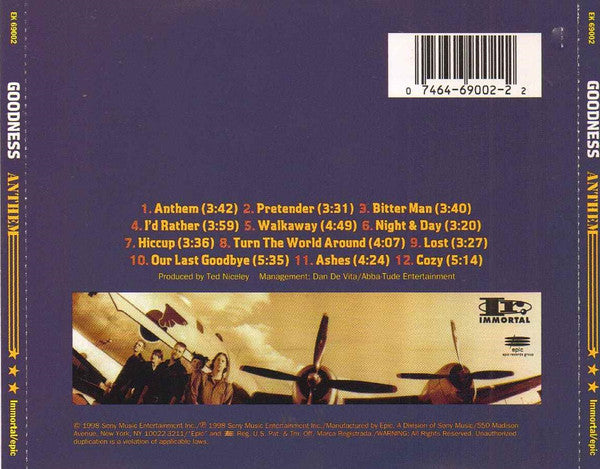 Goodness : Anthem (CD, Album)