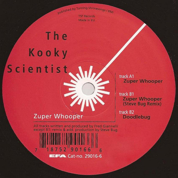 The Kooky Scientist : Zuper Whooper (12")